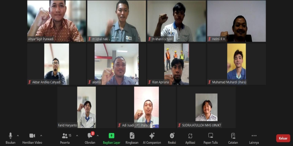 Pelaksanaan Training Teknisi Ruang Terbatas oleh PT Aurora Bisnis Internasional bagi PT Inhara Teknis Indonesia pada tanggal 16 hingga 21 Februari 2024