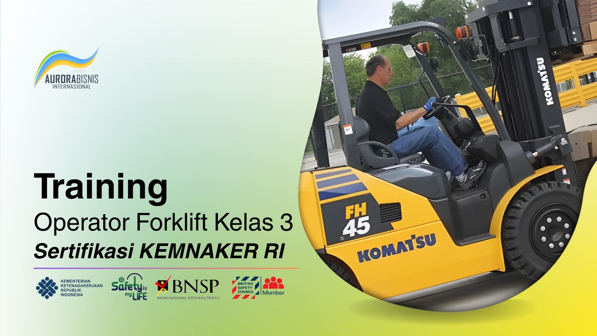 Training Forklift Kelas III Sertifikasi KEMNAKER RI