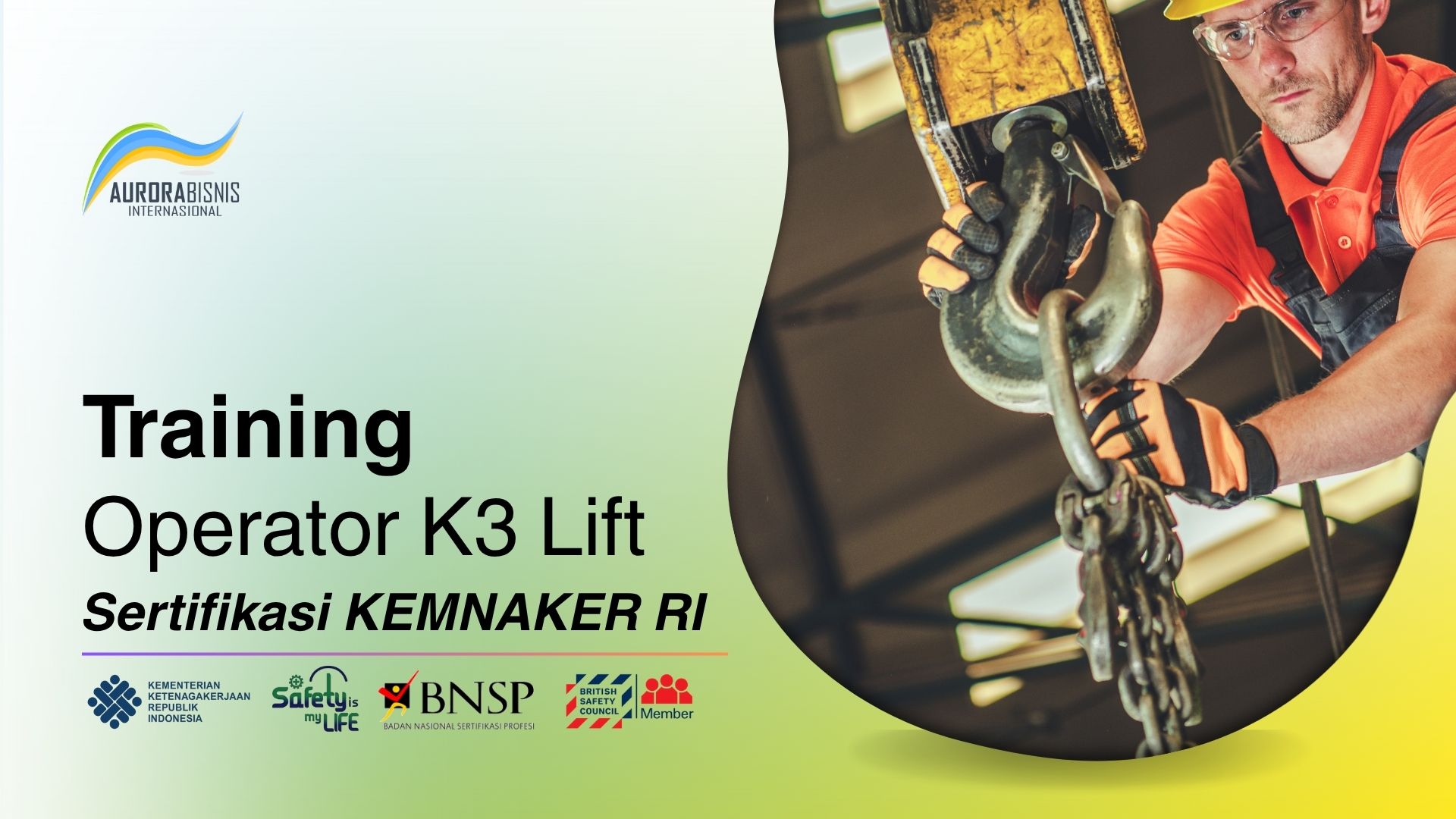 Training Operator K3 Lift Sertifikasi KEMNAKER RI Training Operator K3 Lift Sertifikasi KEMNAKER RI