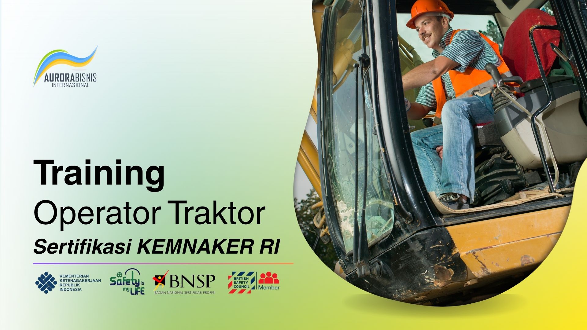 Training Operator Traktor Sertifikasi KEMNAKER RI