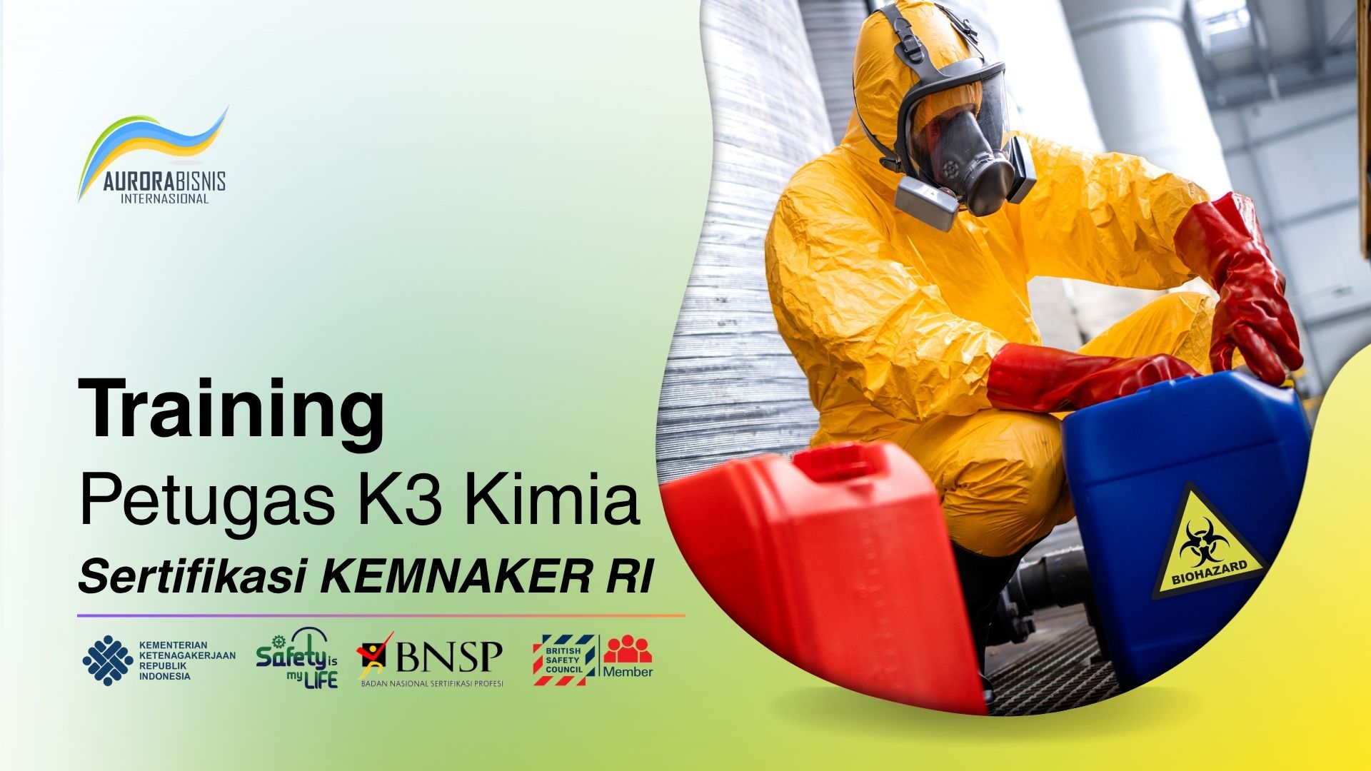 Training Petugas K3 Kimia Sertifikasi KEMNAKER RI