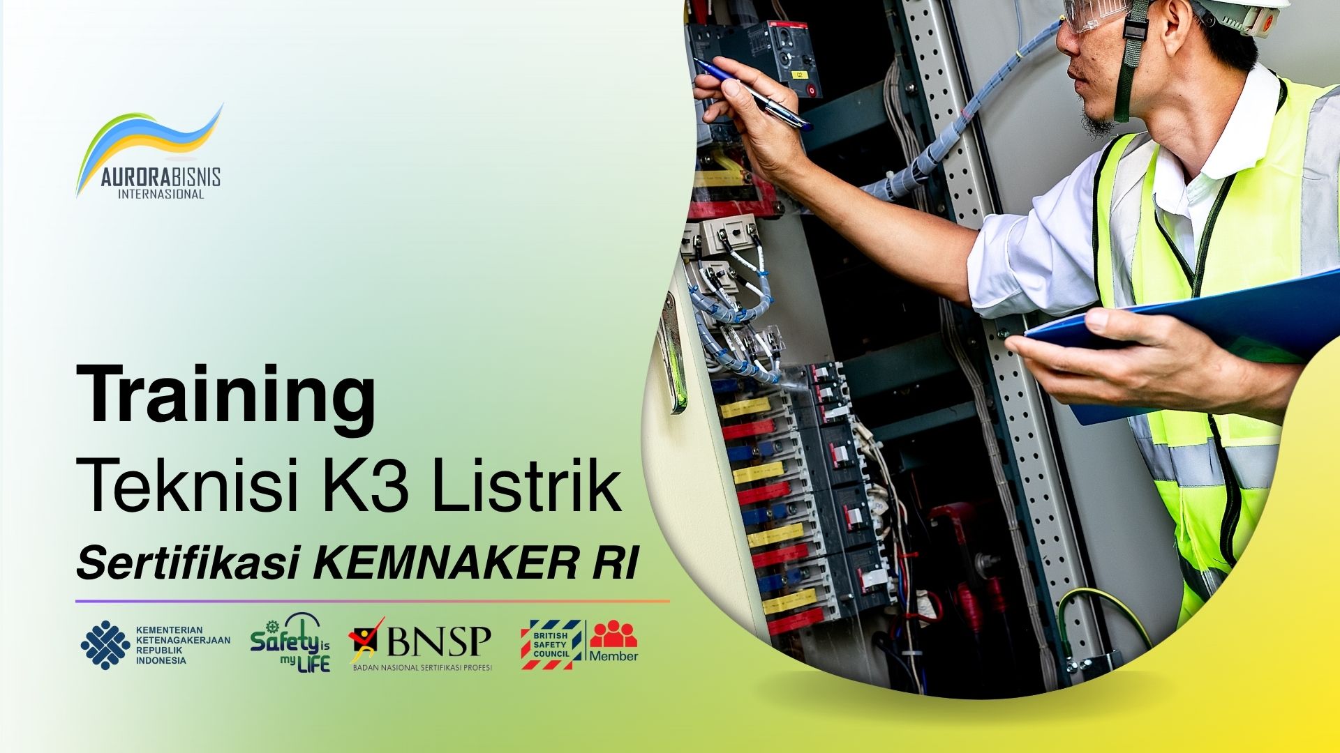 Training Teknisi K3 Listrik Sertifikasi KEMNAKER RI Training Teknisi K3 Listrik Sertifikasi KEMNAKER RI