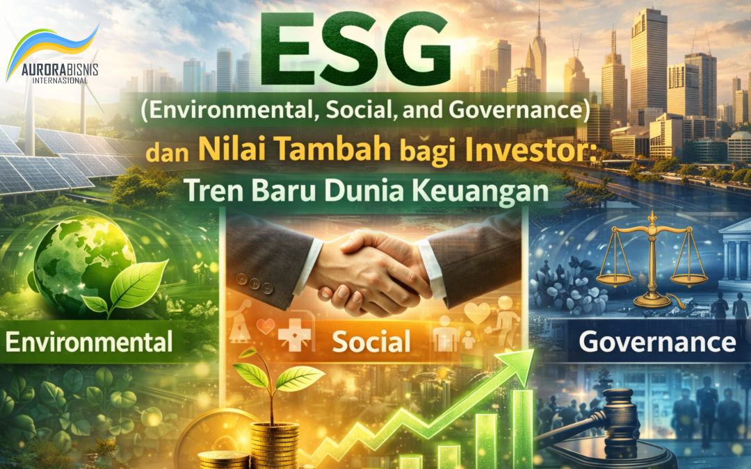 ESG dan Nilai Tambah bagi Investor: Tren Baru Dunia Keuangan