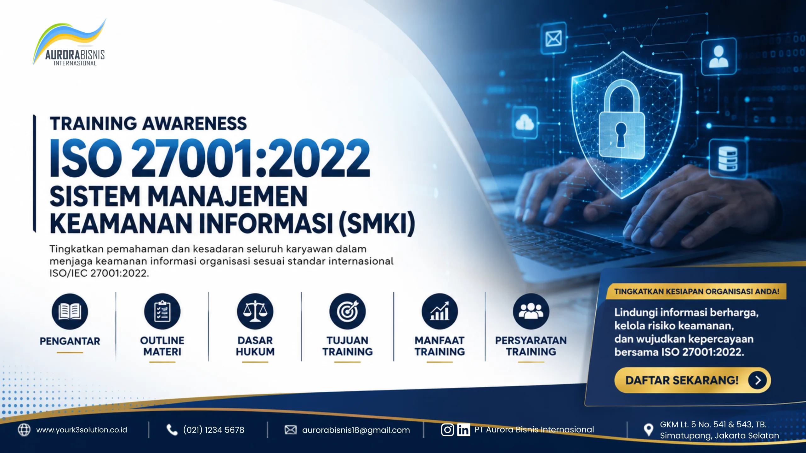 Training Awareness ISO 270012022 SMKI Training Awareness ISO 27001:2022 SMKI
