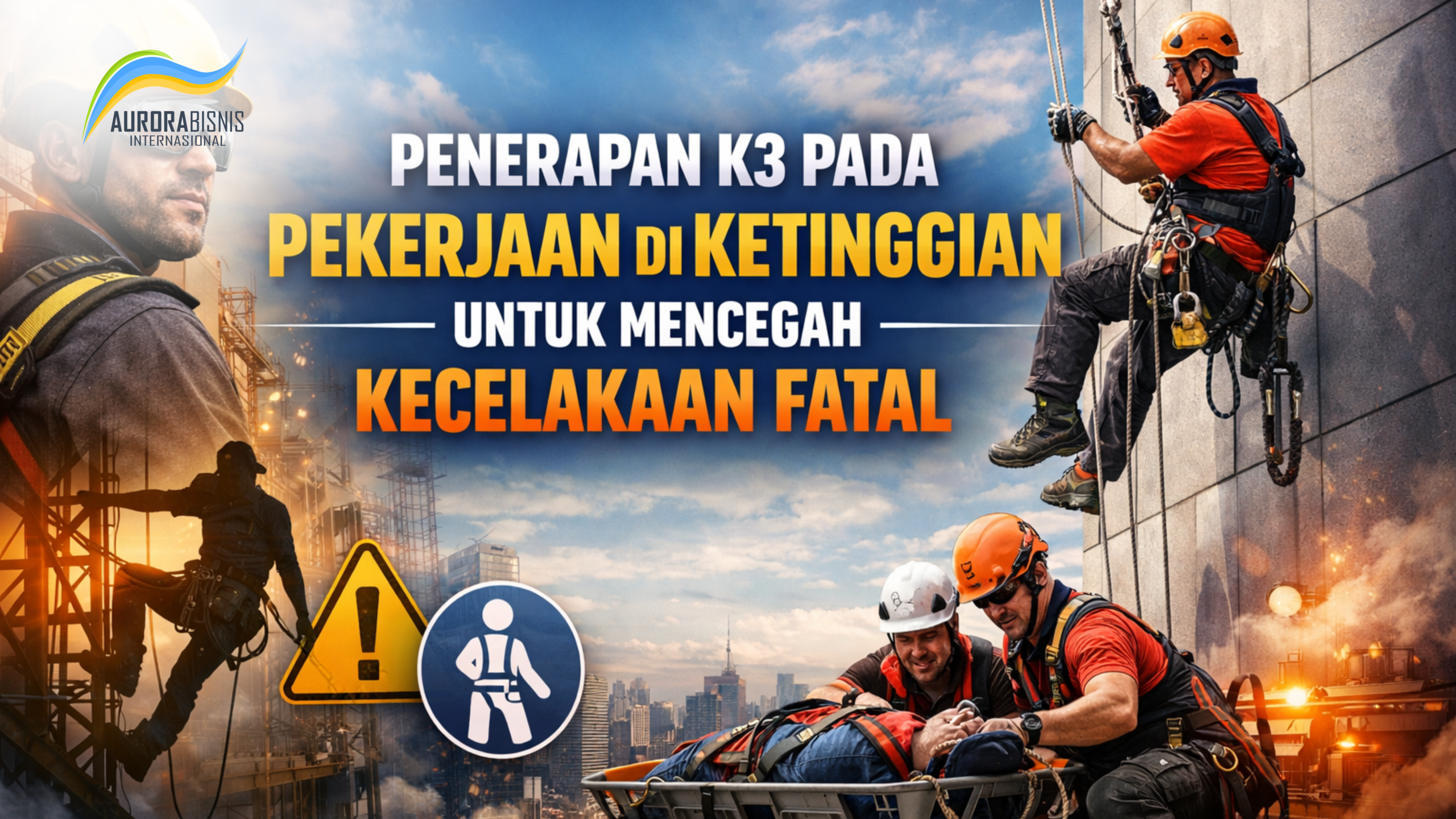 Penerapan K3 pada Pekerjaan di Ketinggian untuk Mencegah Kecelakaan Fatal Penerapan K3 pada Pekerjaan di Ketinggian untuk Mencegah Kecelakaan Fatal