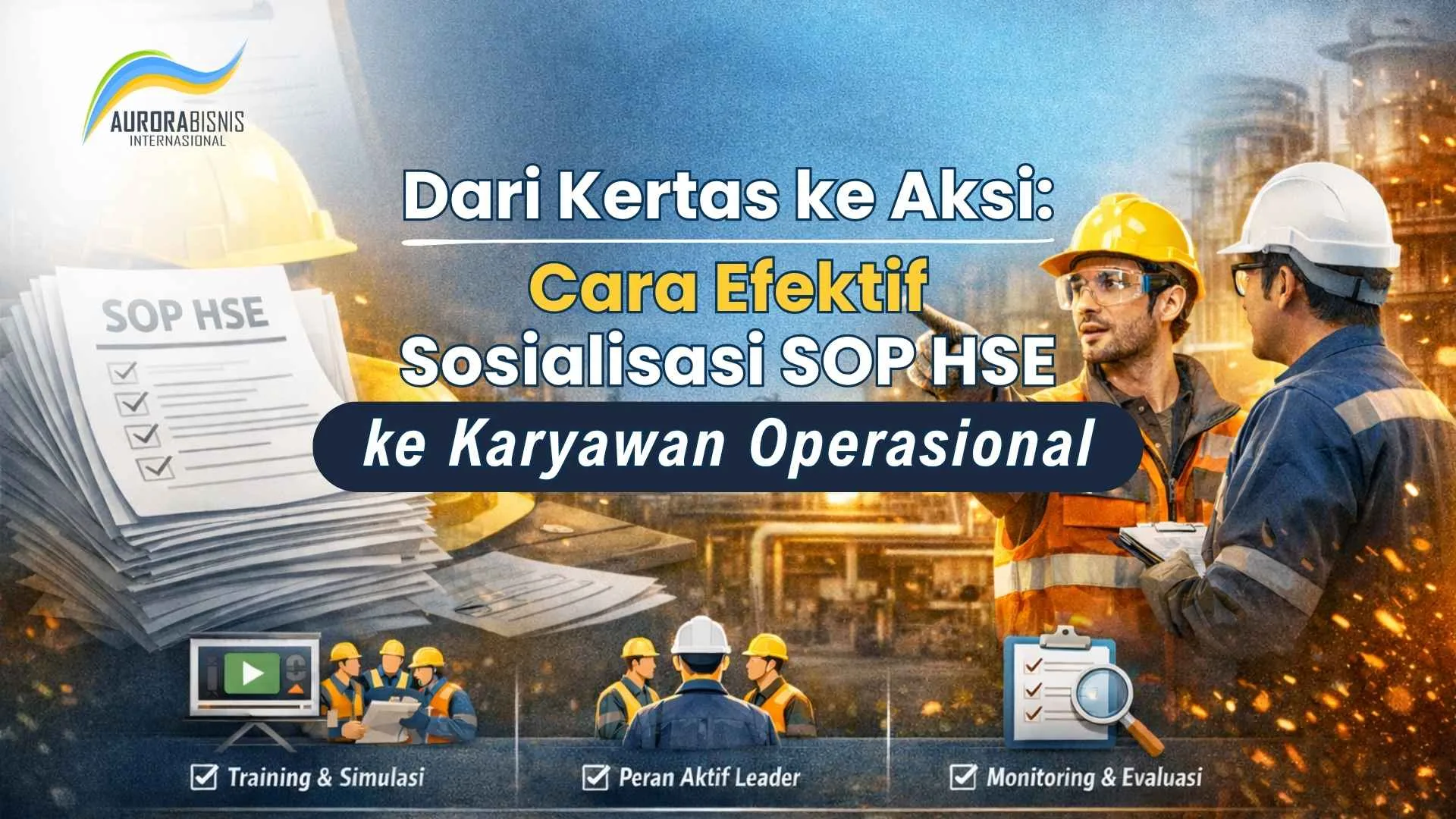 Dari Kertas ke Aksi: Cara Efektif Sosialisasi SOP HSE ke Karyawan Operasional Dari Kertas ke Aksi: Cara Efektif Sosialisasi SOP HSE ke Karyawan Operasional