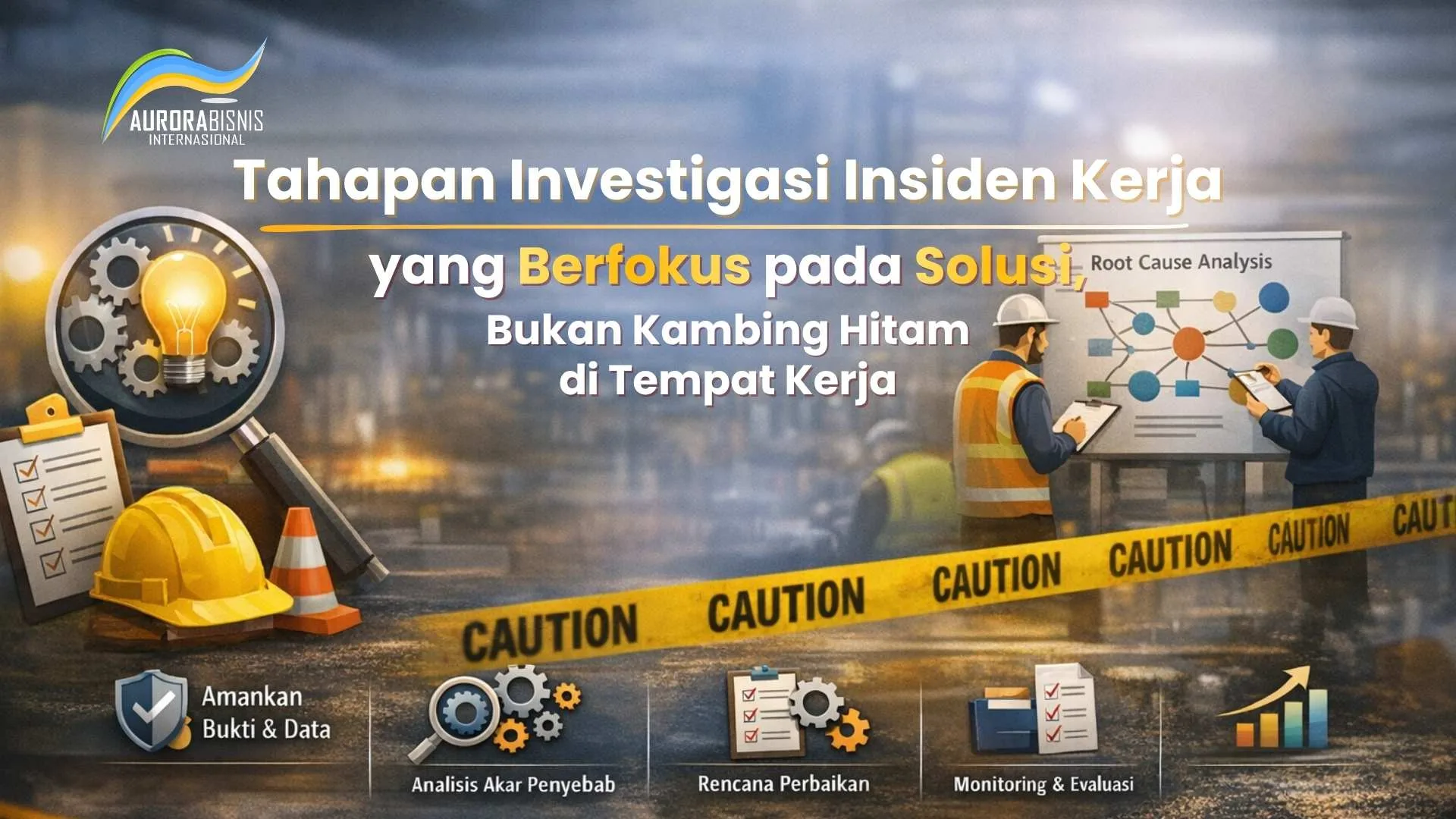 Tahapan Investigasi Insiden Kerja yang Berfokus pada Solusi, Bukan Kambing Hitam