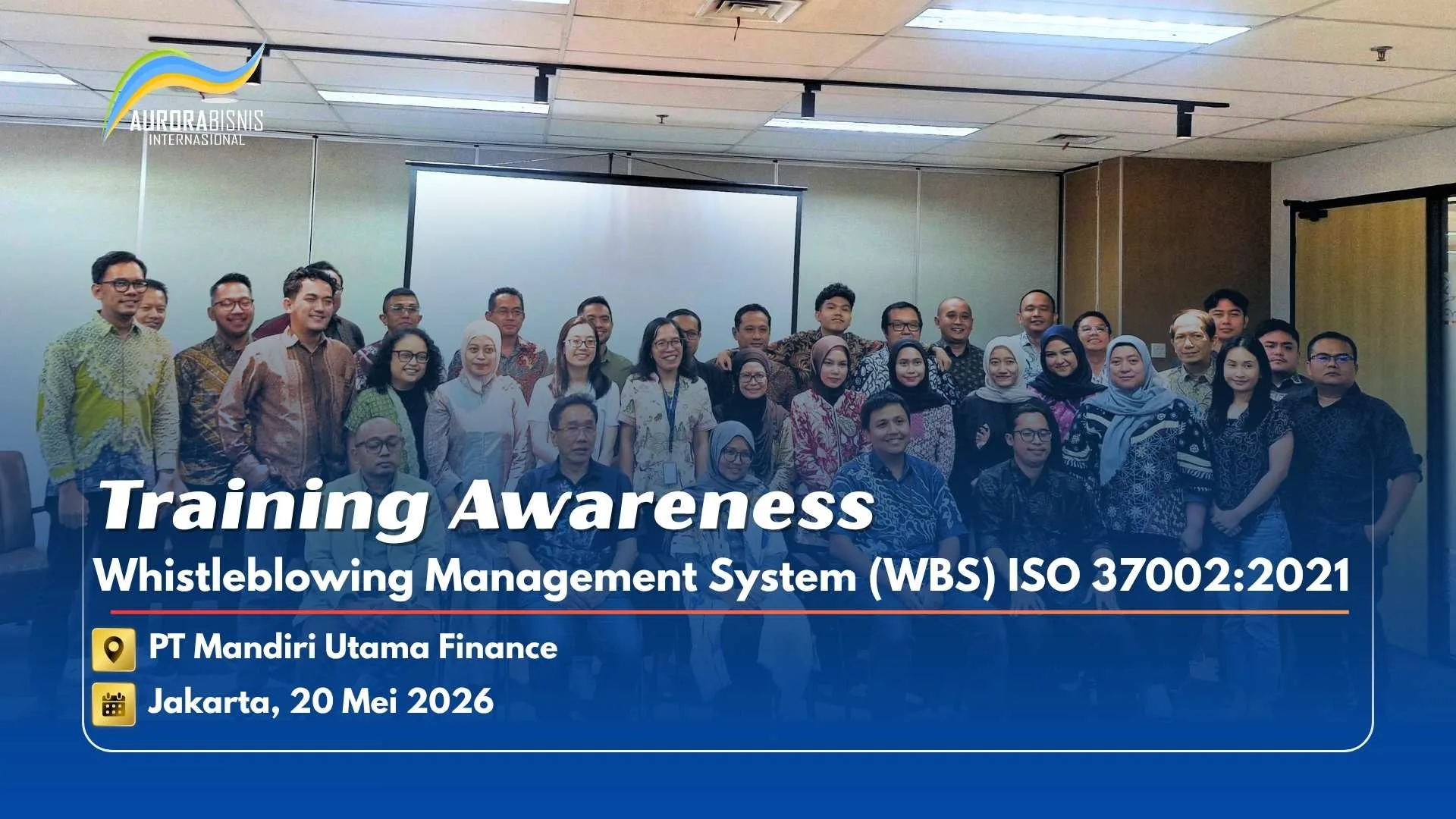 Training Awareness WBS ISO 37002:2021 PT Mandiri Utama Finance