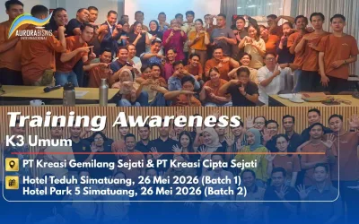 Training Awareness K3 Umum PT Kreasi Gemilang Sejati (Hotel Park 5 Simatupang) dan PT Kreasi Cipta Sejati (Hotel Teduh Simatupang)
