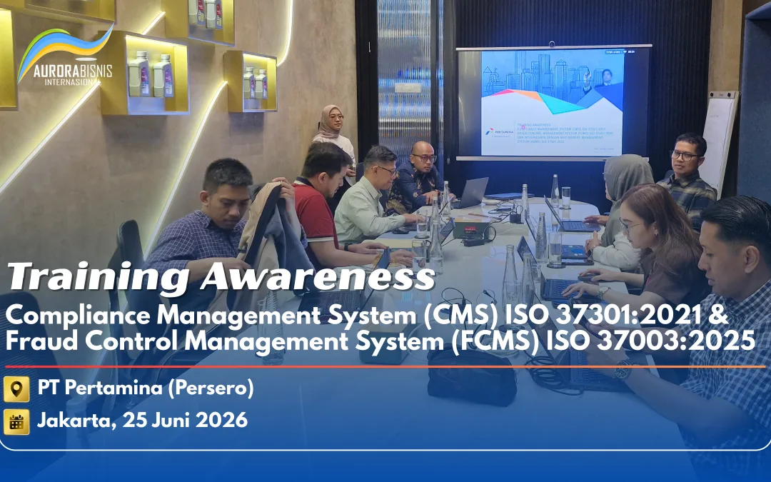 Training Awareness Compliance Management System ISO 37301:2021 & Fraud Control Management System ISO 3003:2025 PT Pertamina (Persero)