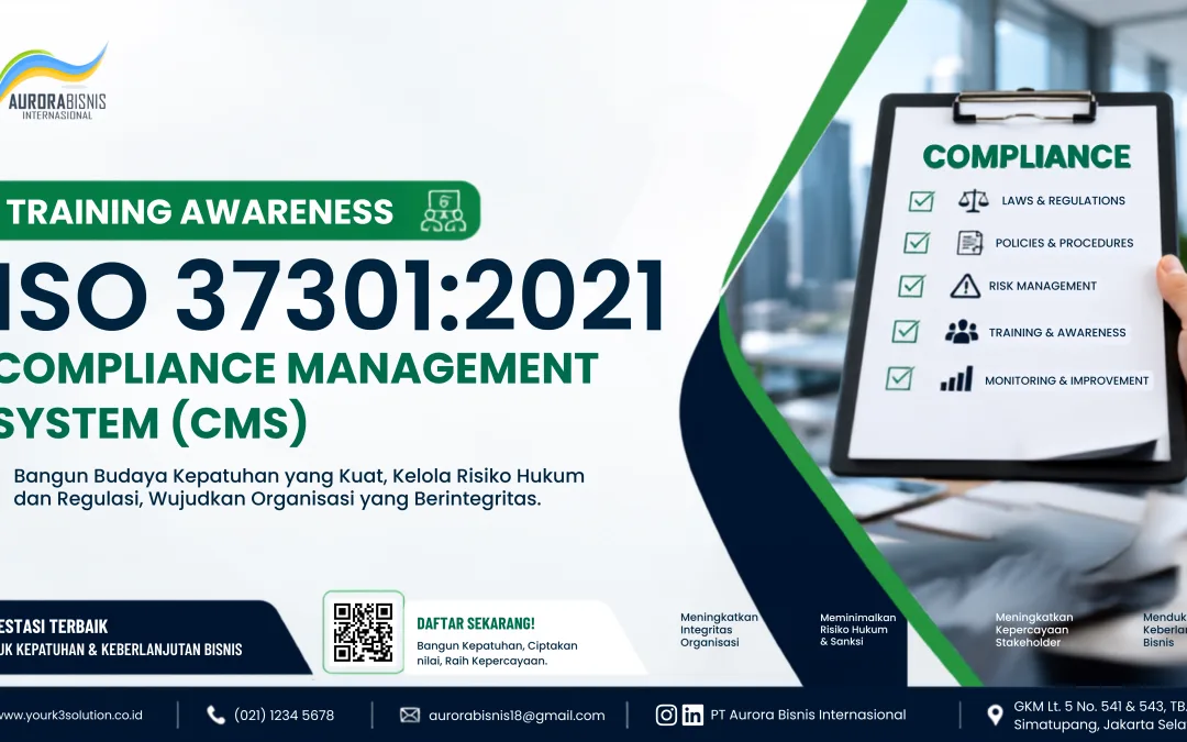 Training Awareness ISO 37301:2021 Compliance Management System
