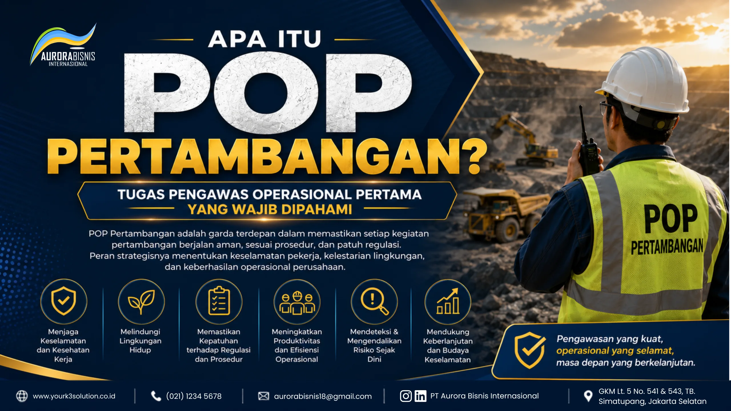 Apa Itu POP Pertambangan Tugas Pengawas Operasional Pertama yang Wajib Dipahami