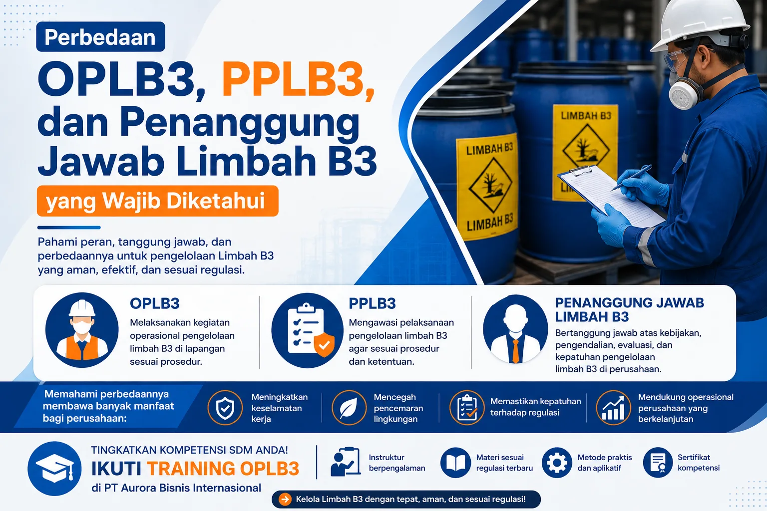 Perbedaan OPLB3, PPLB3, dan Penanggung Jawab Limbah B3