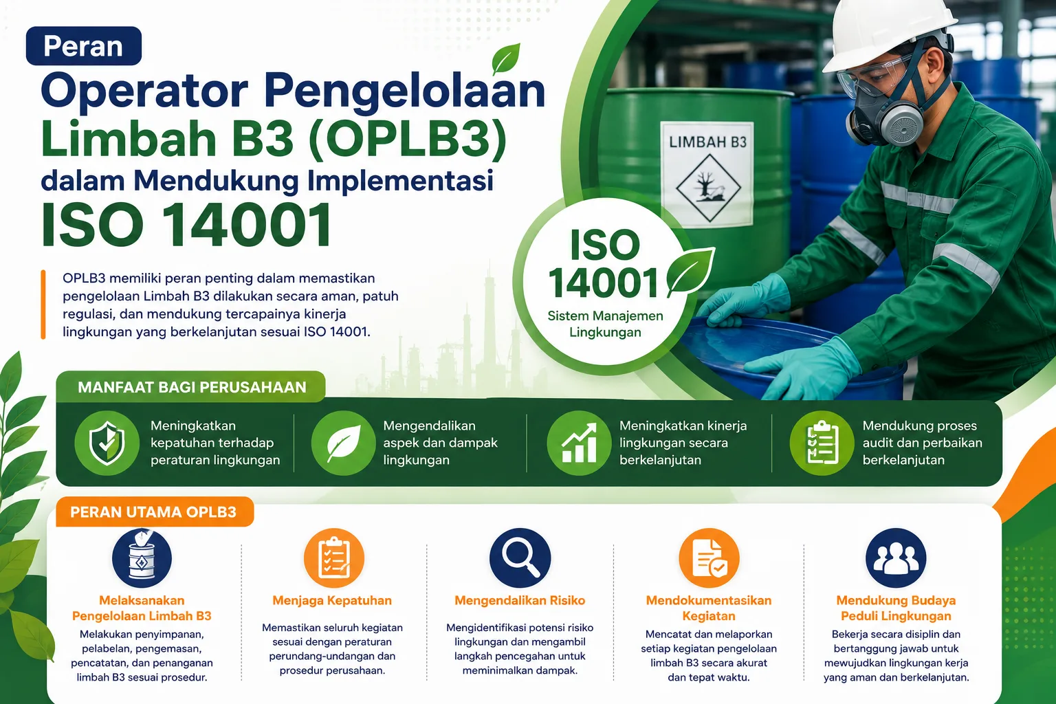 peran OPLB3 dalam implementasi ISO 14001