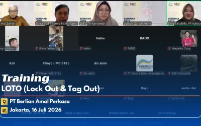 Training LOTO (Lock Out Tag Out) pada PT Berlian Amal Perkasa