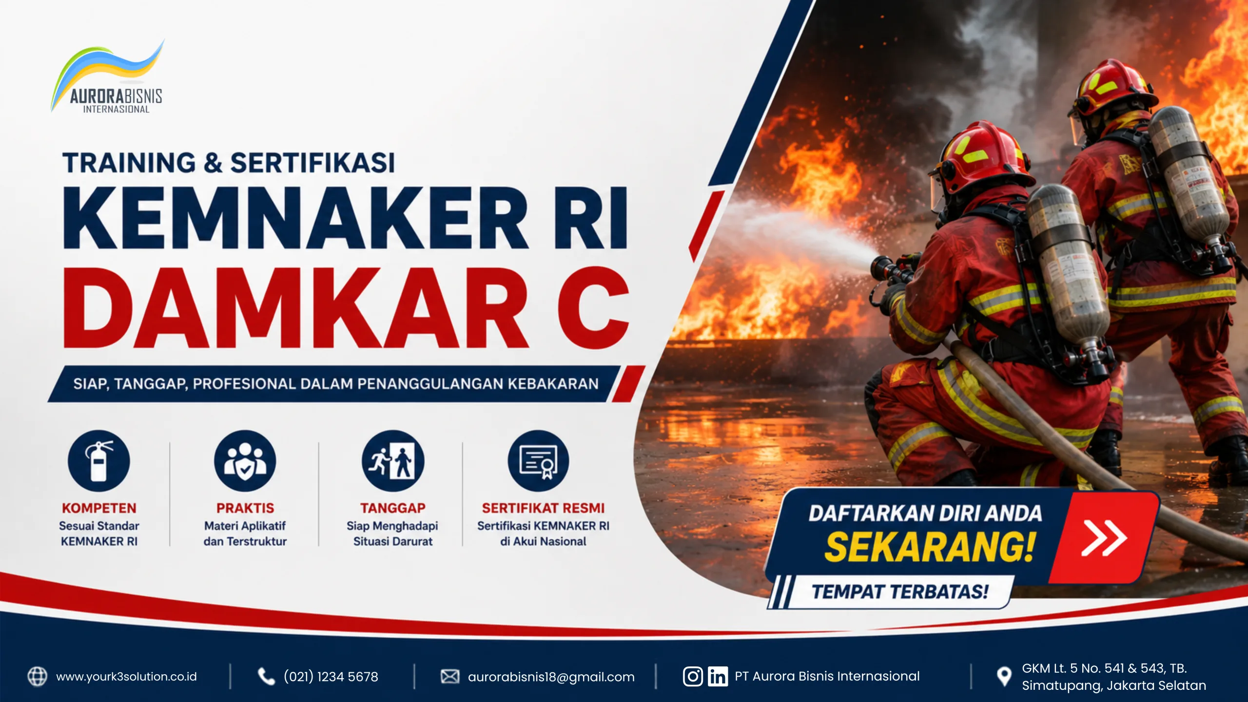 Training & Sertifikasi KEMNAKER Damkar C Training & Sertifikasi KEMNAKER Damkar C