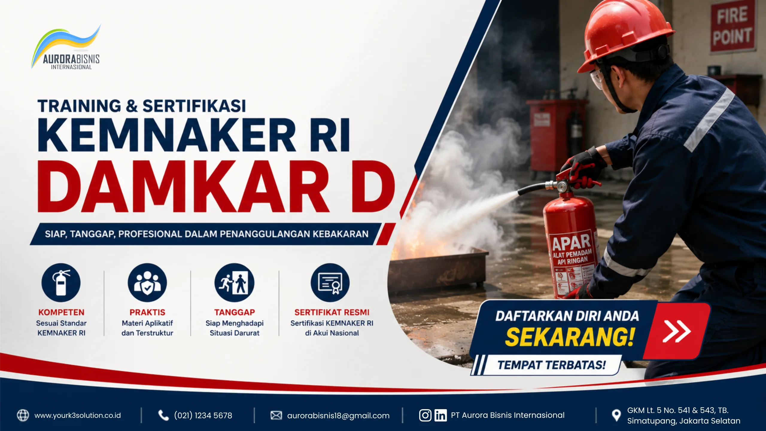 Training & Sertifikasi KEMNAER Damkar D Training & Sertifikasi KEMNAER Damkar D