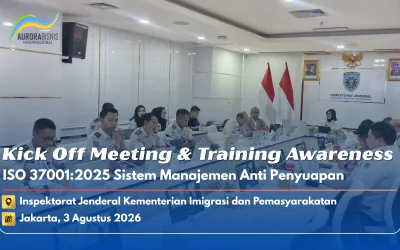 Kick Off Meeting & Training Awareness ISO 37001:2025 Sistem Manajemen Anti Penyuapan pada ITJEN IMIPAS