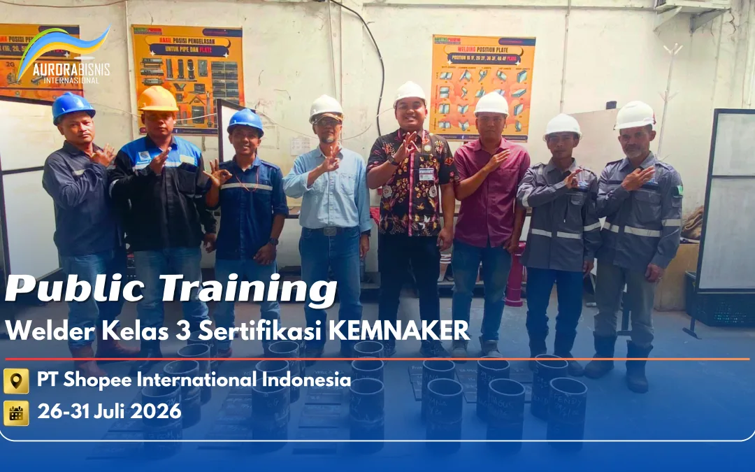Publik Training Welder Kelas 3 Sertifikasi KEMNAKER RI PT Shopee International Indonesia