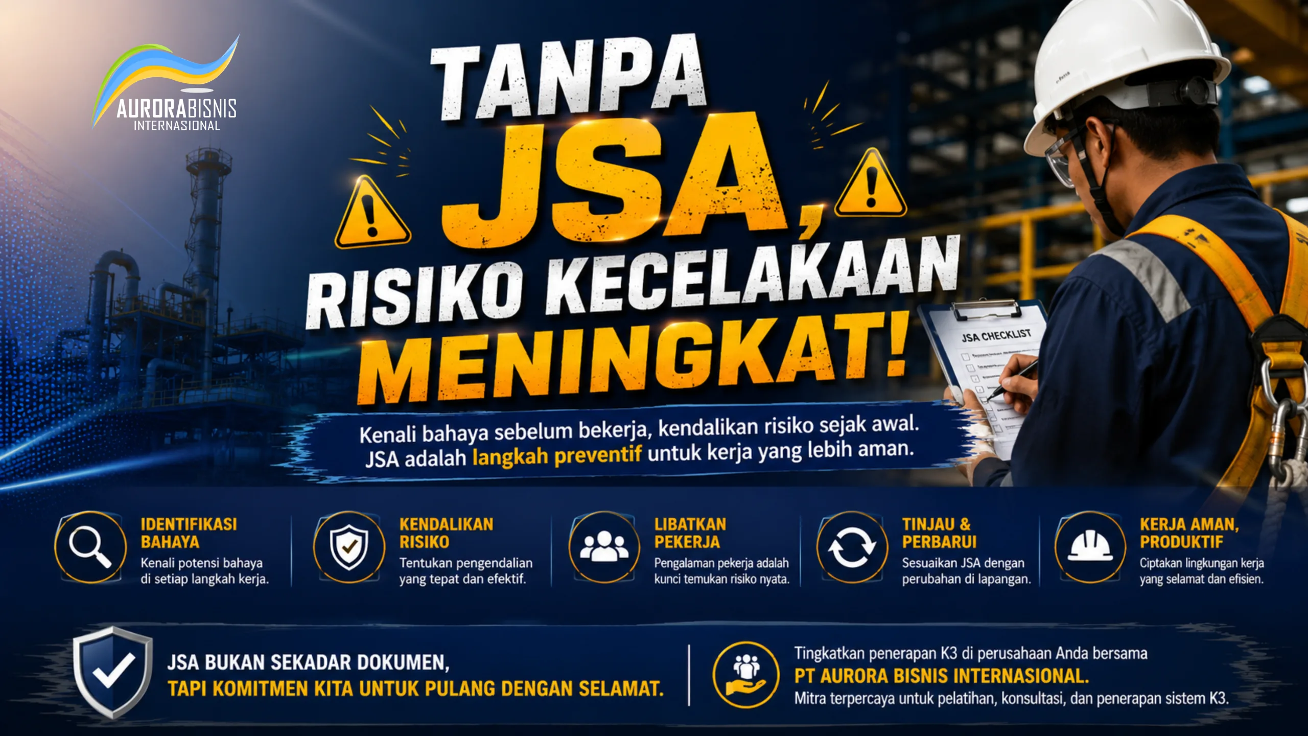 Tanpa JSA, Risiko Kecelakaan Meningkat! Ini Penjelasannya
