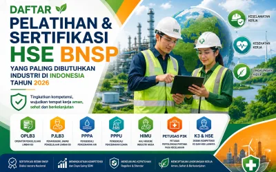 Daftar Pelatihan dan Sertifikasi HSE BNSP yang Paling Dibutuhkan Industri di Indonesia Tahun 2026