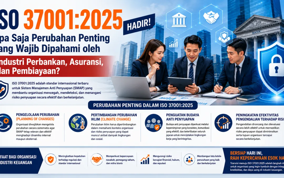 ISO 37001:2025 Hadir! Apa Saja Perubahan Penting yang Wajib Dipahami oleh Industri Perbankan, Asuransi, dan Pembiayaan?