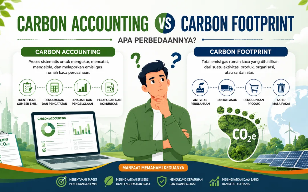 Carbon Accounting vs Carbon Footprint: Apa Perbedaannya?