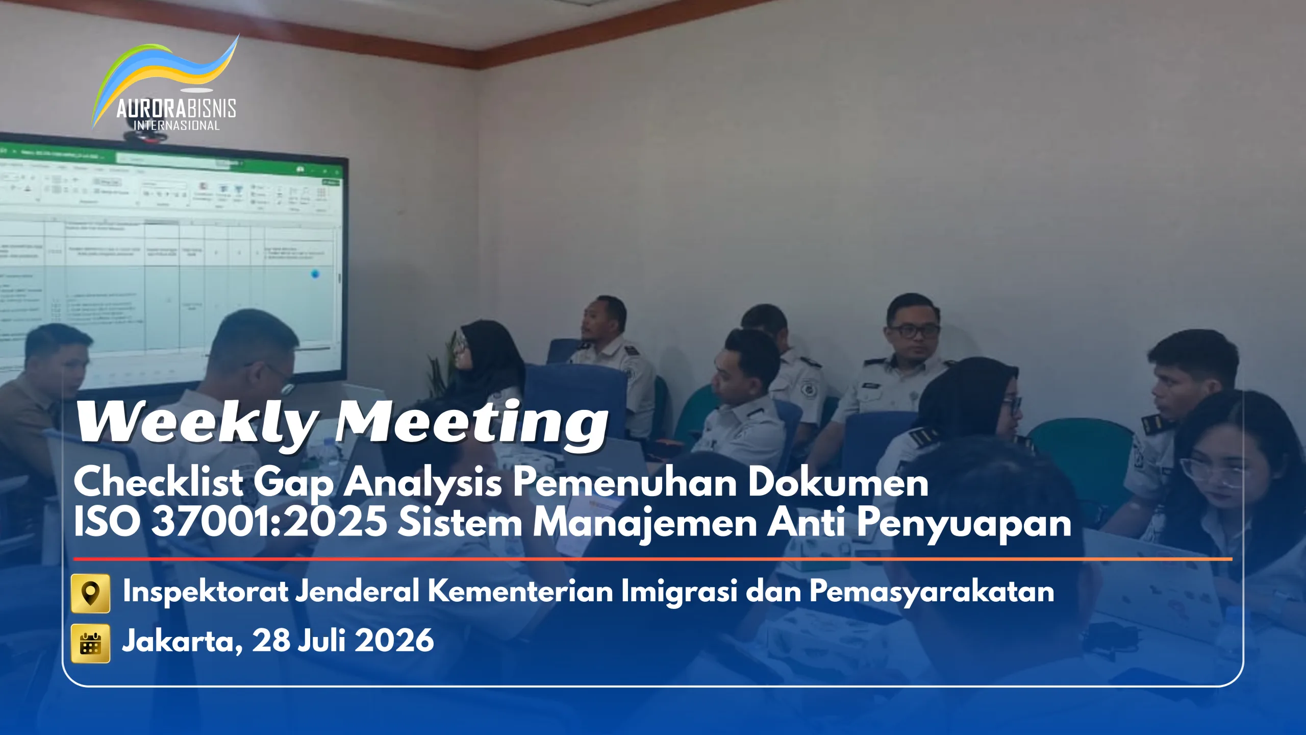 Weekly Meeting Checklist Gap Analysis ISO 37001:2025 Itjen IMIPAS